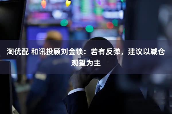 淘优配 和讯投顾刘金锁：若有反弹，建议以减仓观望为主