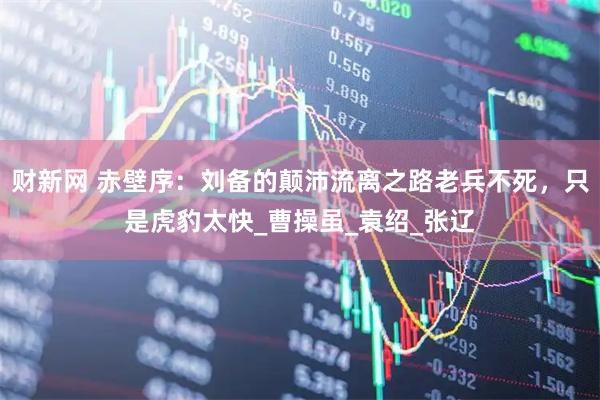 财新网 赤壁序：刘备的颠沛流离之路老兵不死，只是虎豹太快_曹操虽_袁绍_张辽